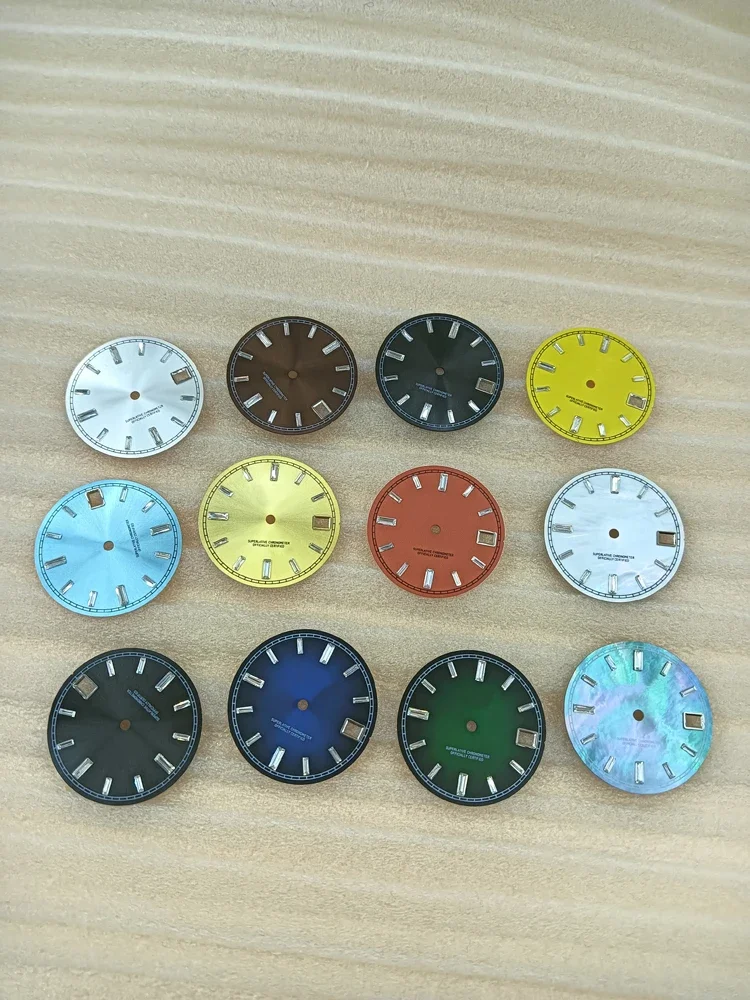 High Quality Sea Shell 28.5mm NH35 dial S dial suitable for NH35/NH36 movement watch accessories repair tool