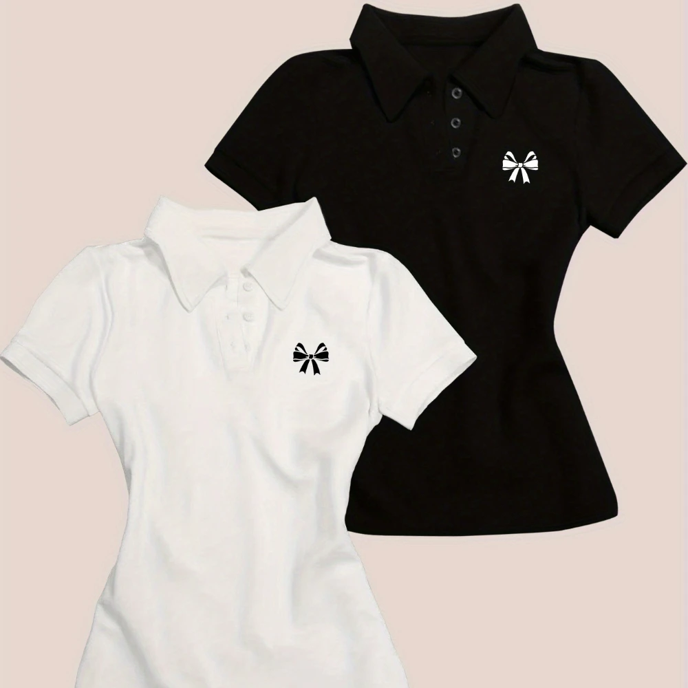 

"Y2K White Polo Shirt: Timeless Y2K Aesthetic"