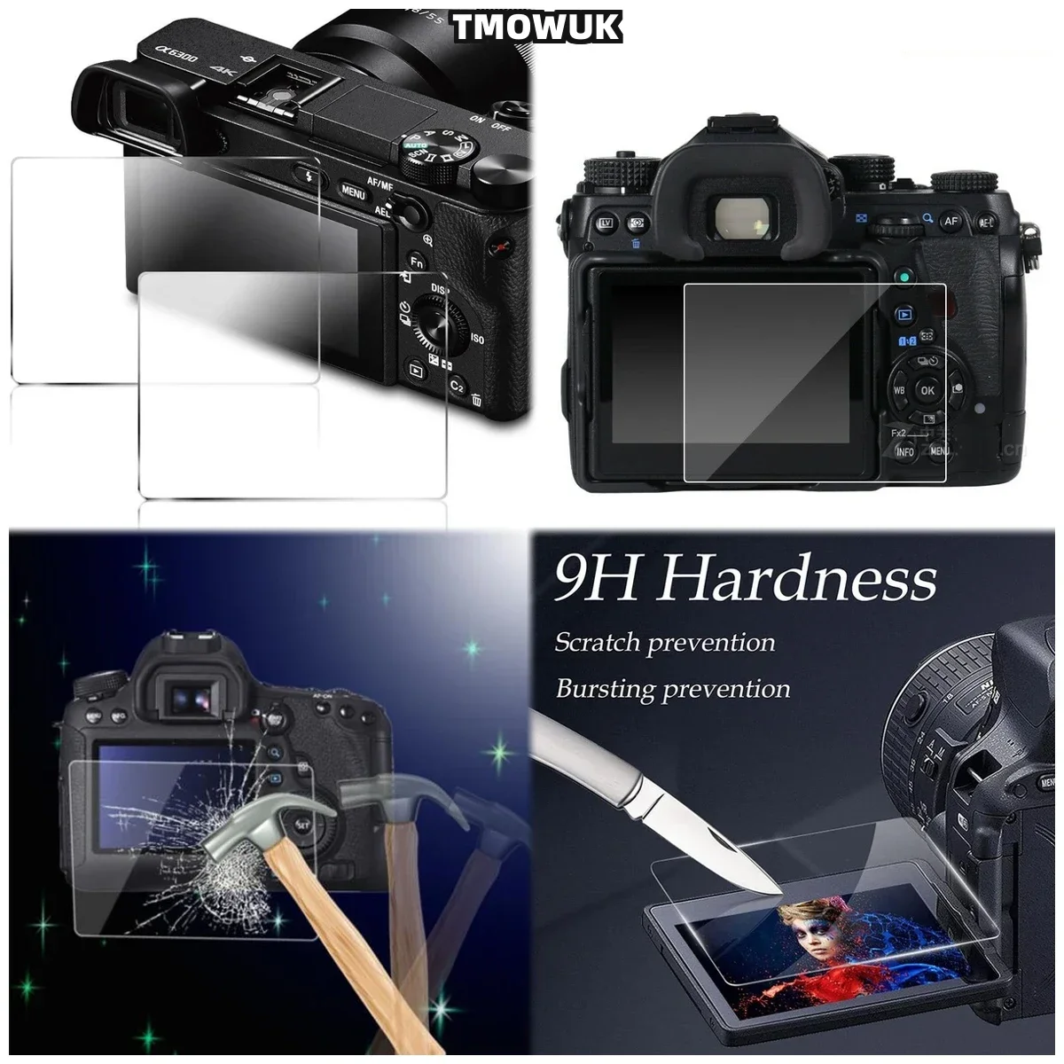 

For SONY A7RII A7RIII A7R4 A7R4A A7SMII A7RMII A7MII A7MIII, Matte Finish Screen Guard, Non-Glare Surface