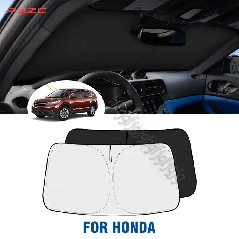 Pare-soleil pour pare-brise de voiture, couverture de protection solaire pour fenêtre avant, pour Honda CR-V 2023 2024 CRV, accessoires pliables