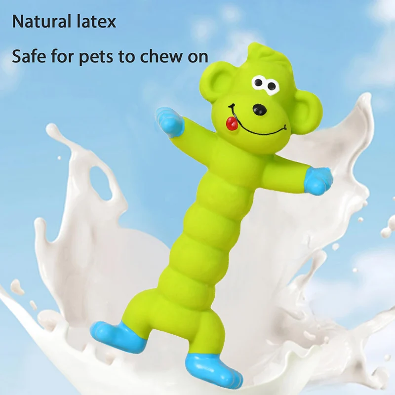 Monkey & Hippo Shaped Dog Chew Toy 4