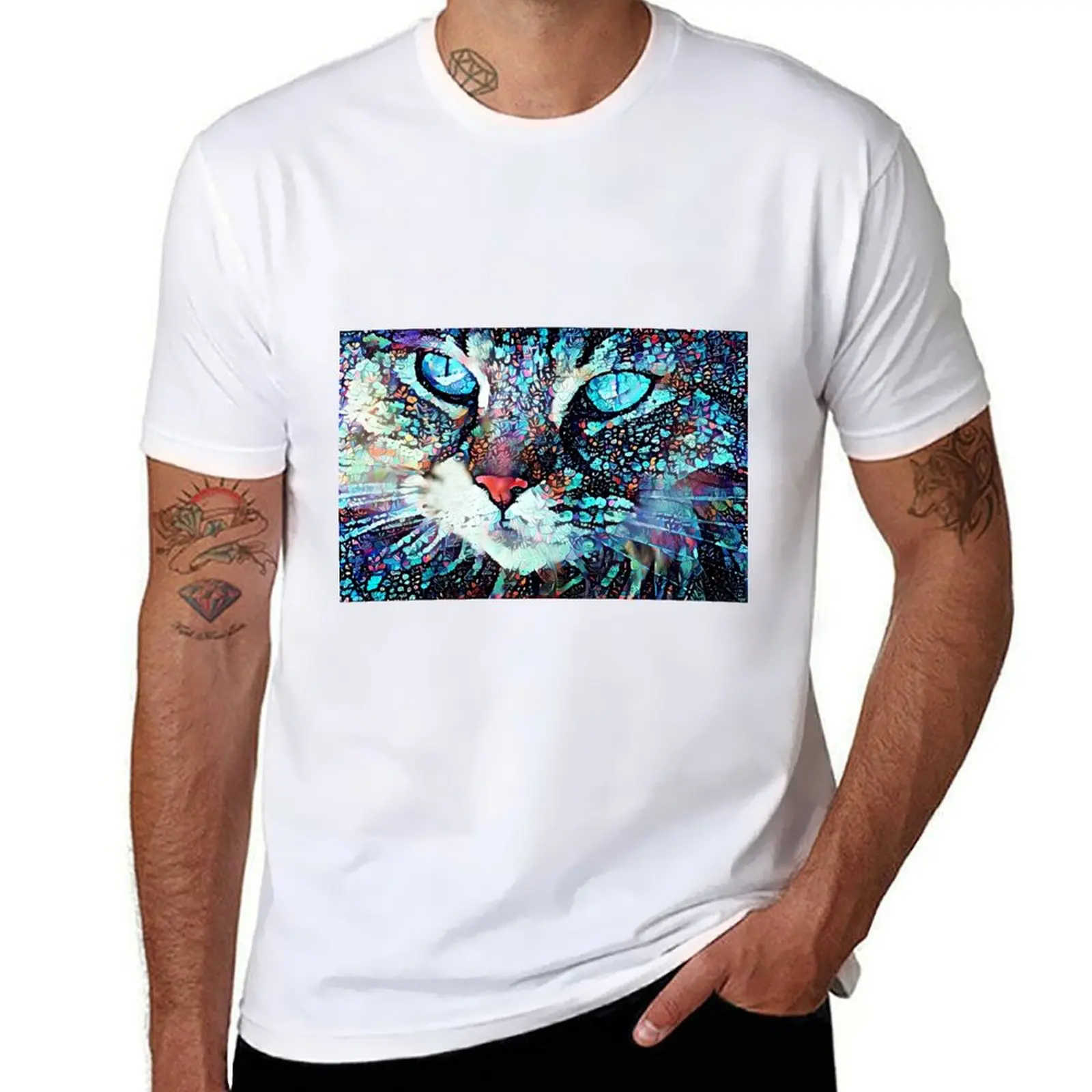 

A Cat Named Blue T-Shirt t shirts for man cotton soft man t shirt heavy cotton T-Shirt