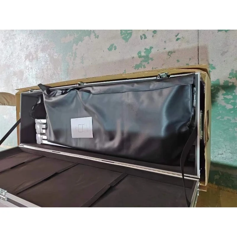 

High quality 250 inch 16:9 front and rear material quick folding outdoor portable