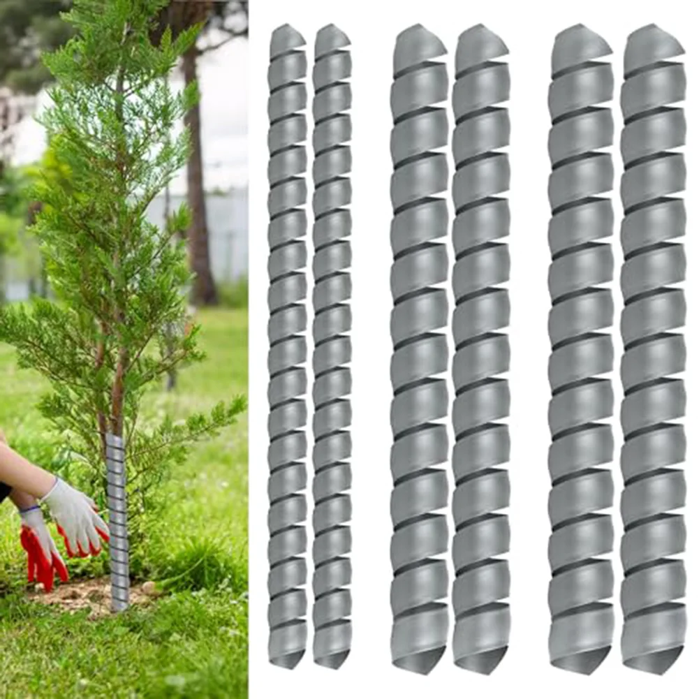 Outdoor Gardening 16 Inch Adjustable Plastic Guards Adjustable Tree Trunk Sapling Protectors 16 Inch Height Outdoor