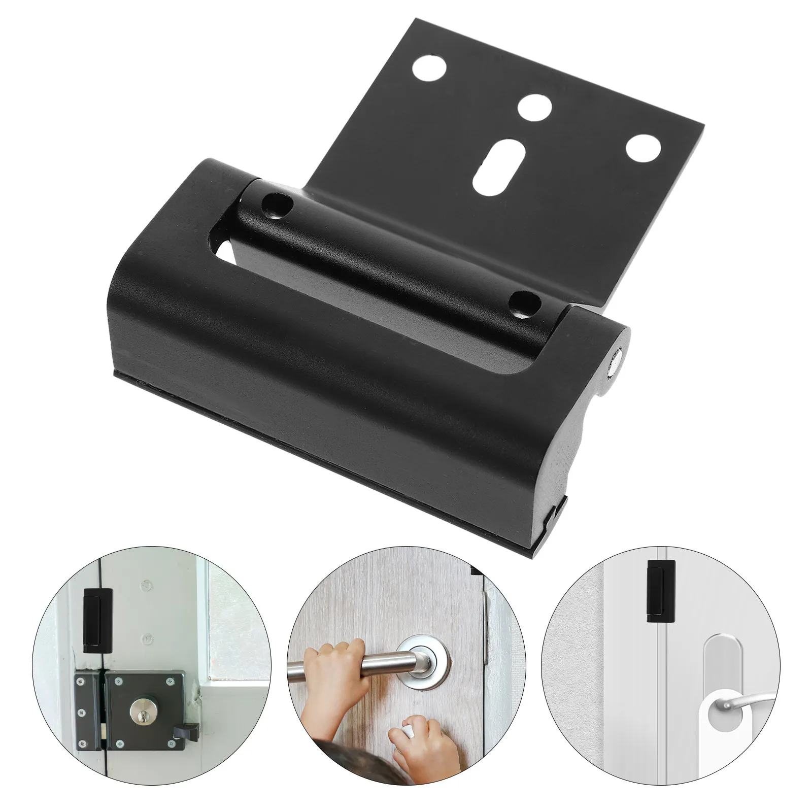 2-セットセキュリティドアロック合金強化ホームアパート用盗難防止ドアチャイルドプルーフ安全ラッチ屋内ドアロック