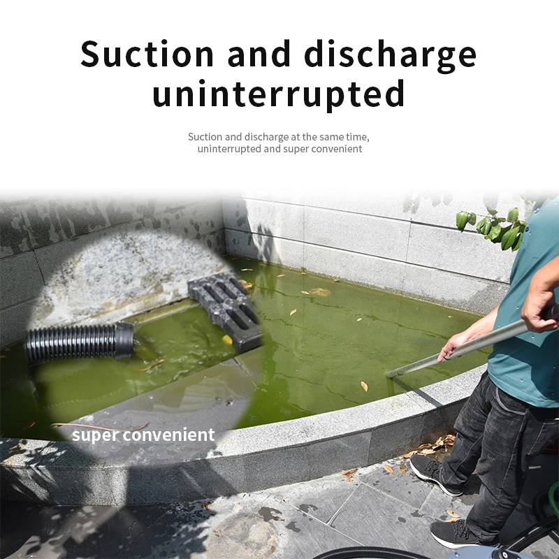 Multipurpose Dry and Wet Vacuum Cleaner Fish Pond Clean Equipment Swimming Pool Accessories