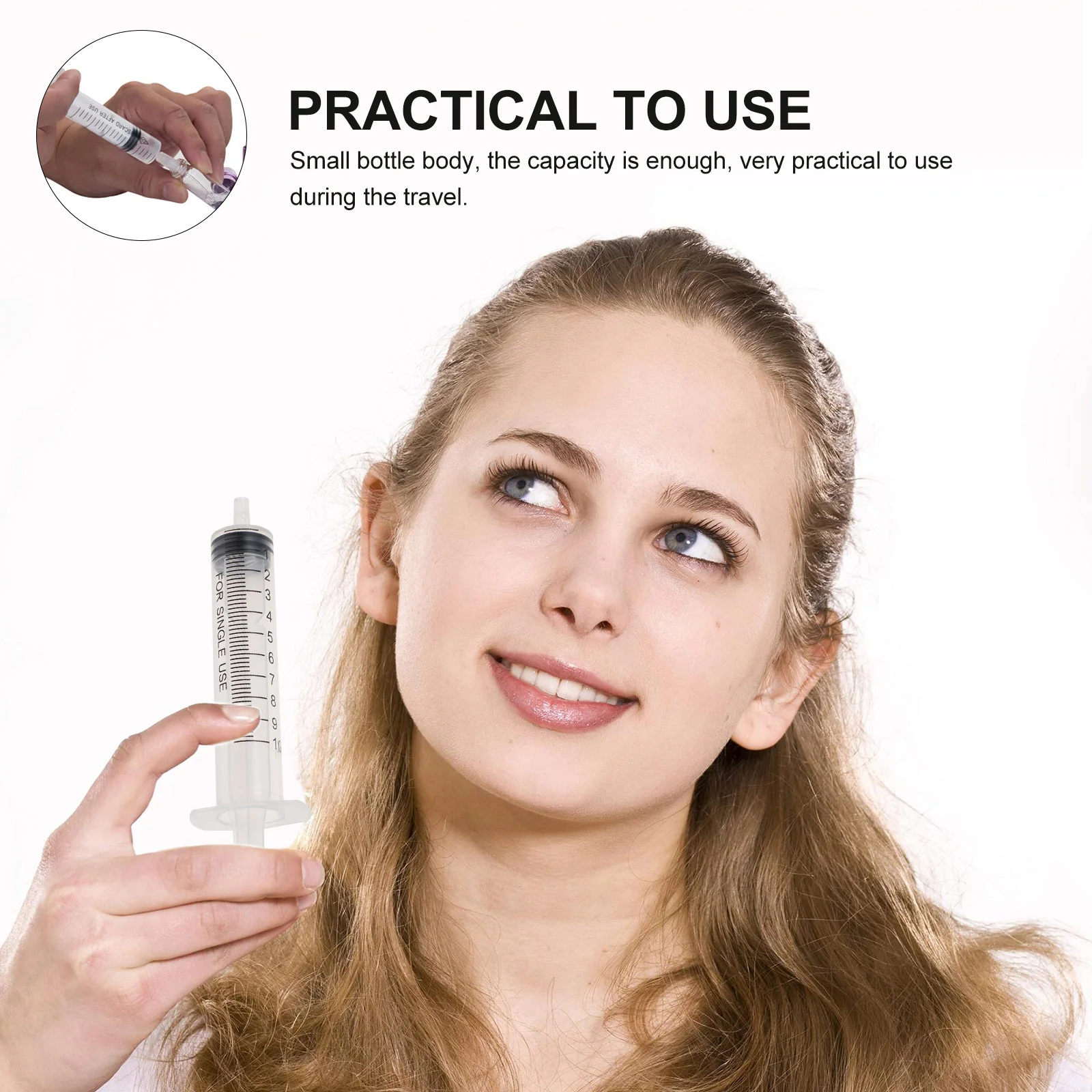 15 Pcs Water Bottle Filling Cosmetics Tubes Empty Travel Perfume Sub Lotion Syringe Small Practical Bottles
