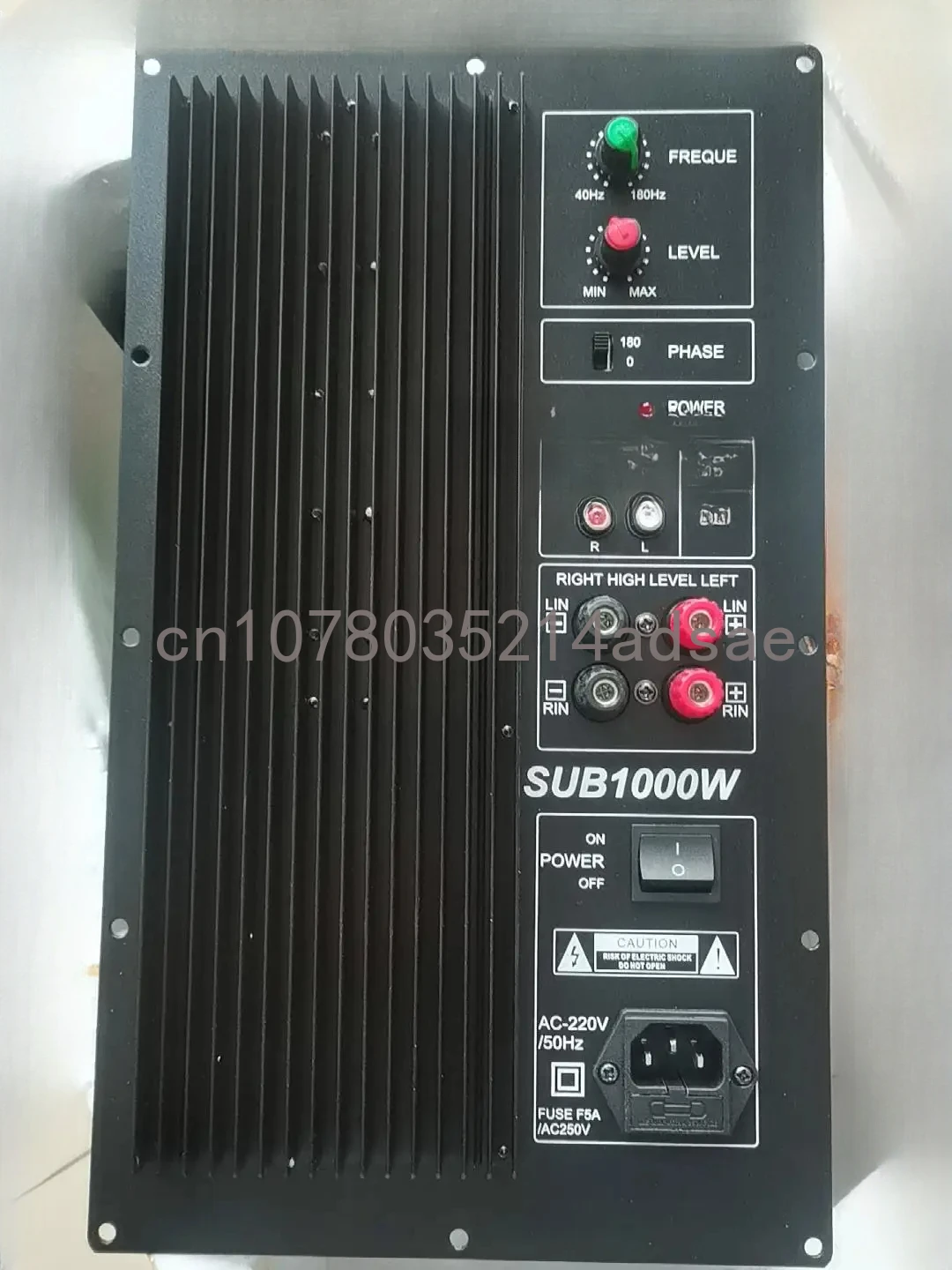 1000W high power Finished 15 inch powerful bass high-power active household subwoofer amplifier board