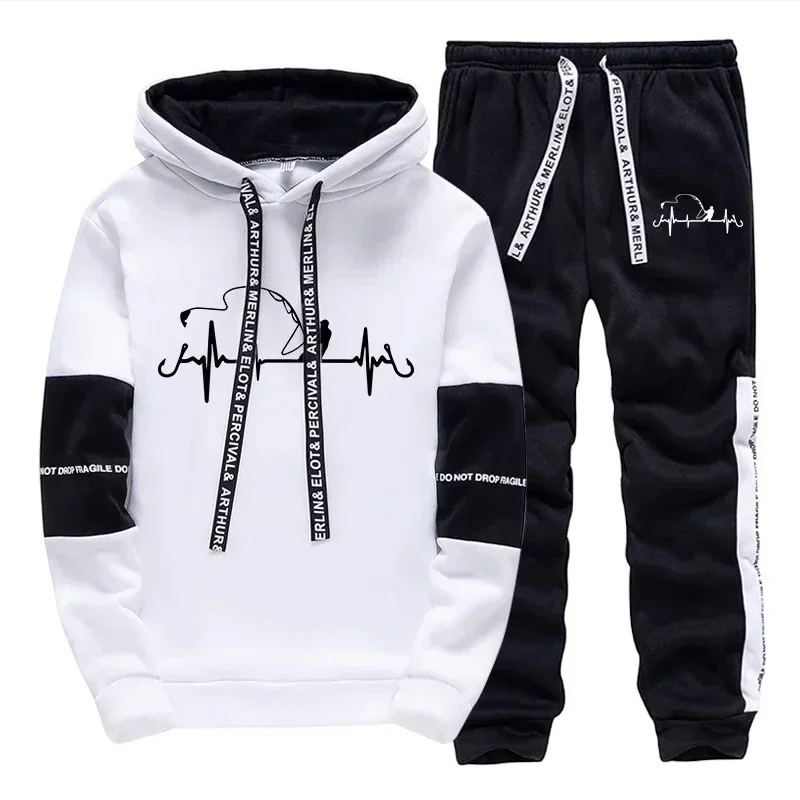 

Quality 2026 Spring Hot Sales Casual Men's Hooded Tracksuit Outdoor Daily Sports Comfortable Single Sweatshirts And Sweatpants