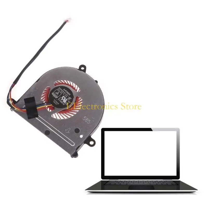 

B03C Notebbook CPU Охлаждающий вентилятор 5V 0,5A 4PIN 4WIRE RADIATOR для MSI MS-14B1