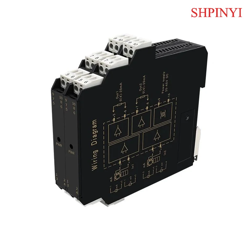 THS-IP Industrial Grade Current Input Isolator, 35mm DIN Rail, 1-5V Conversion, Stable Performance for Power Industry