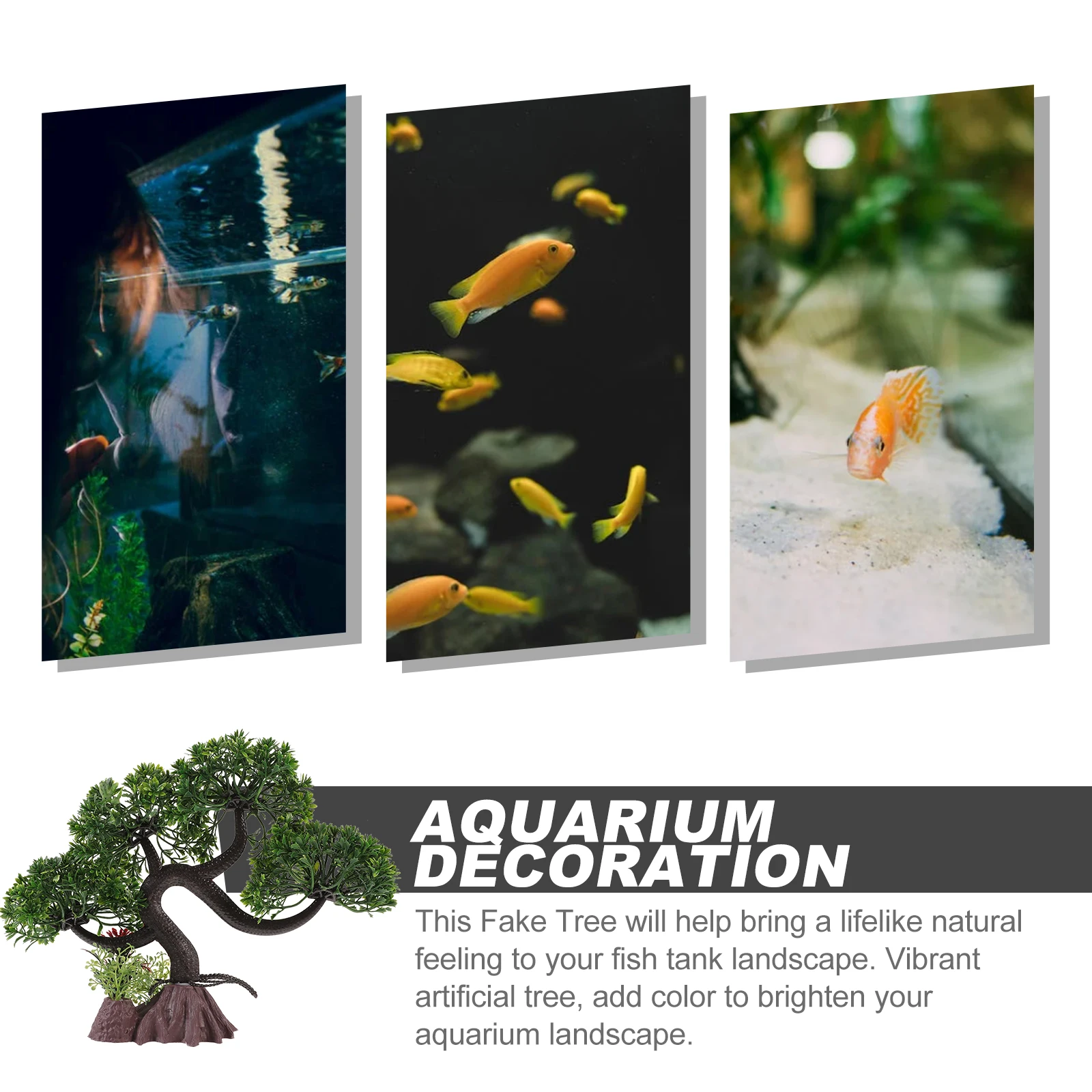 

Vibrant Simulation Tree Aquarium Decoration Fish Tank Accessory Lifelike Natural Feeling Excellent Gift Option