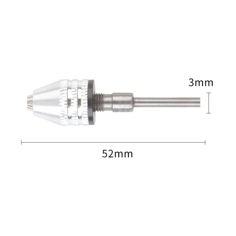 Drill Chuck Keyless Screwdriver Impact Driver Adaptor Electric Micro Motor Clamp Mini Chuck Fixture Hex Shank Drill Bits Adapter