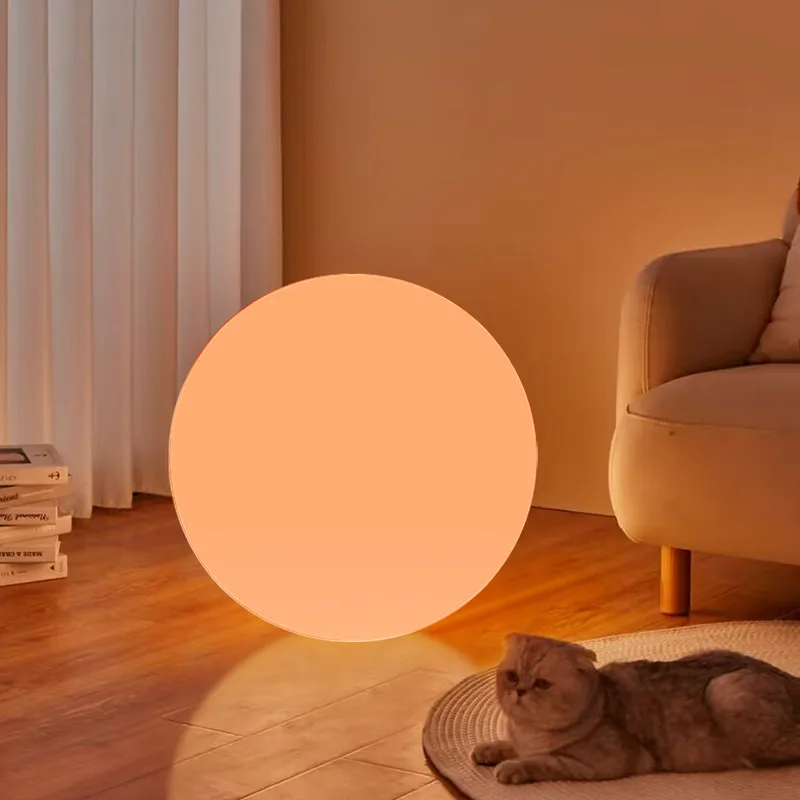 RGB Sphere Atmosphere Ball Light 16 Colors Dimmable DC Night Light for Home Decor Bedroom Foyer Living Room Patio Party