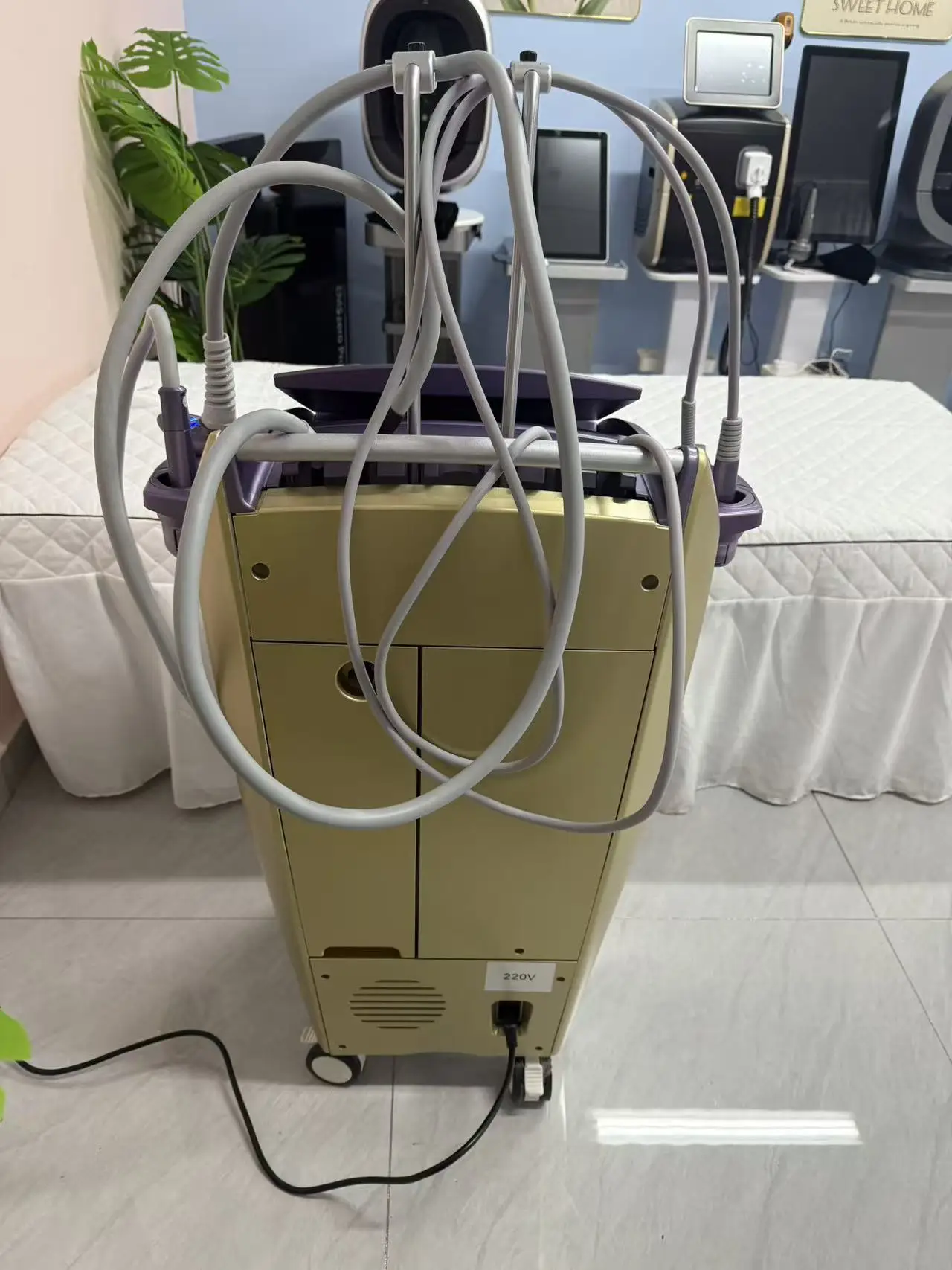 جهاز احترافي للجسم RF التجويف آلة علاج السيلوليت المحمولة لشد الجلد وتقليل الدهون