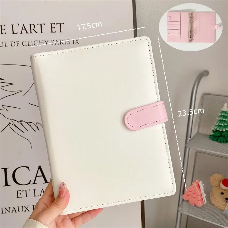 Candy Color Photocard Binder Loose-leaf Photo Album  Card Holder Collection Book Poka Binder Book Binding Machine 포카포장용품