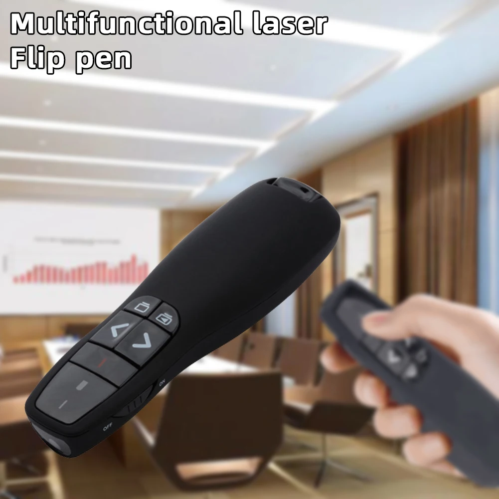 Multifunctional Wireless Presenter Pen Long-Distance Lasers Remote Pointer For Desktop Computer