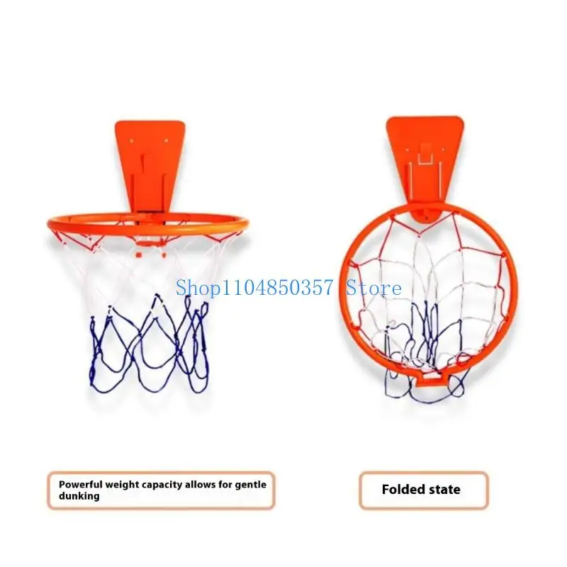 5asd 調整可能なシンプルなバスケットボールリング静かなバスケットボール屋内スポーツおもちゃ折りたたみ式屋内トレーニングバスケットボールリング耐久性