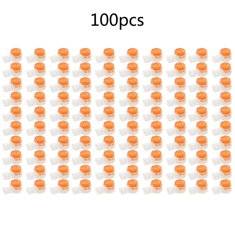 DN59 100Pieces/set K2 Connector Wire Splice Connector Wiring Telephone Cable Cord UY2 Network Cable Terminals Replacement