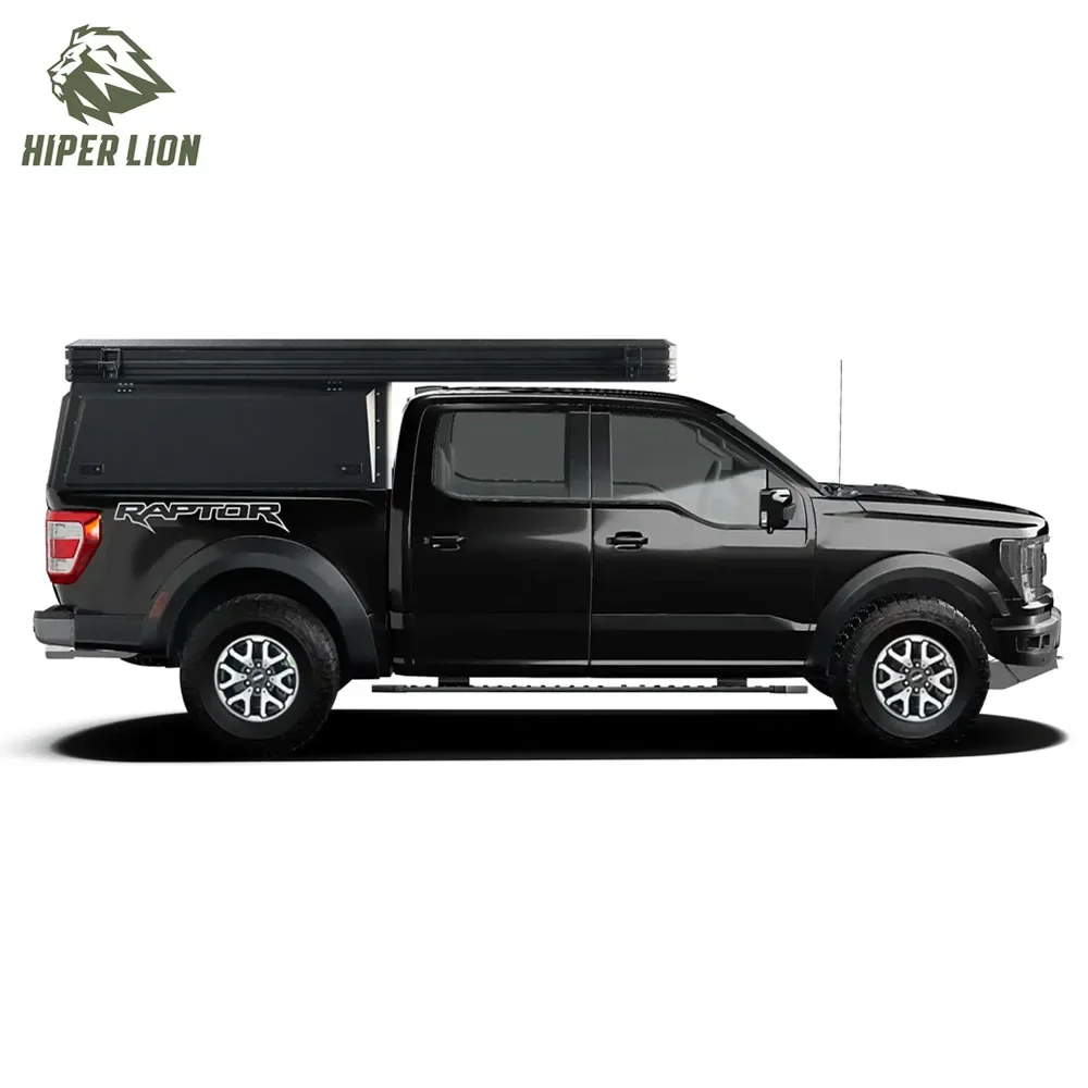 Pickup Truck Waterproof 4x4 Off-road Car Rooftop Hard Shell Roof Top Tent Foldable Car Camping Aluminum Tent for 2 Person