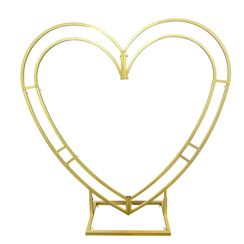 Heart-Shaped Wrought Metal Arch Stand, Wedding Flower Frame, Essential Props, Proposing, Marriage Party Decoration