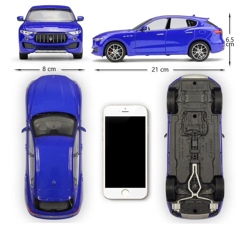 WELLY 1:24 Maserati Levante Simulation Alloy Car Model Collection Gift Car Model Decoration Boy Toy