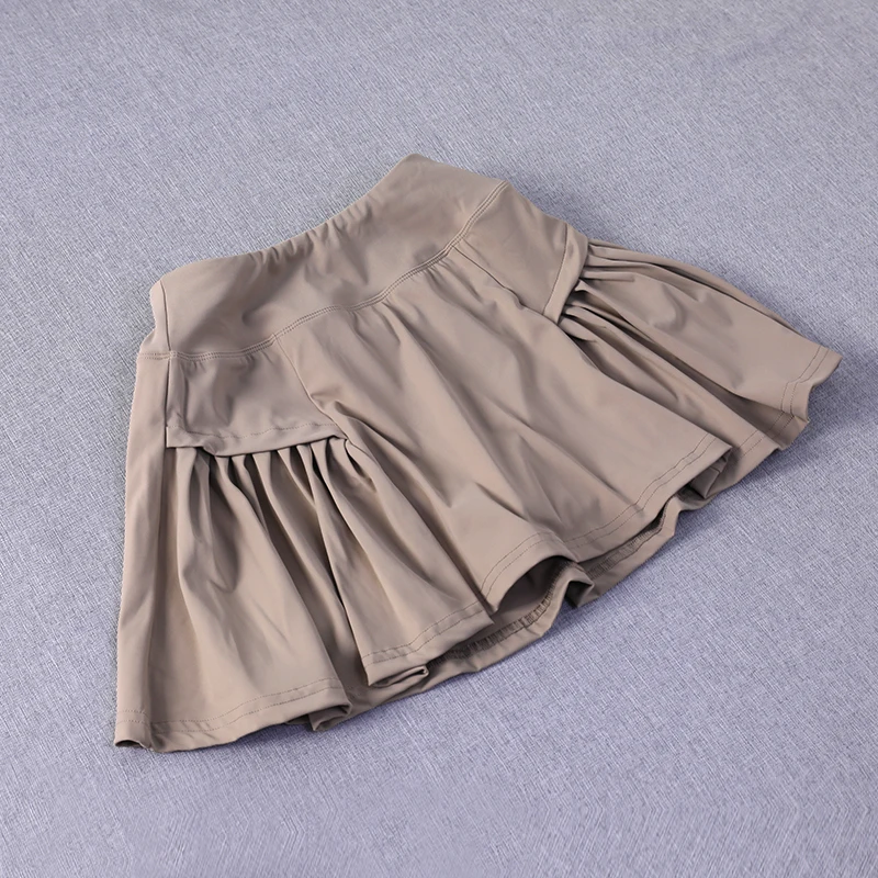 2024 new Exercise Loose Comfortable Quick Dry Running Fitness Double Layers Frills Pleated Golf Tennis Skirts