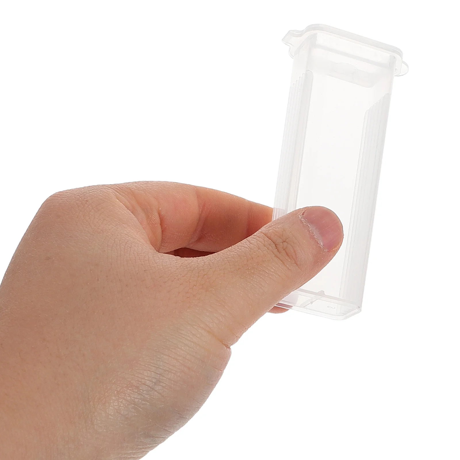 

20 шт. пластиковых коробок для хранения слайдов, надежный держатель для микроскопических слайдов, легко переносить, защищает стеклянные слайды в клинических исследованиях