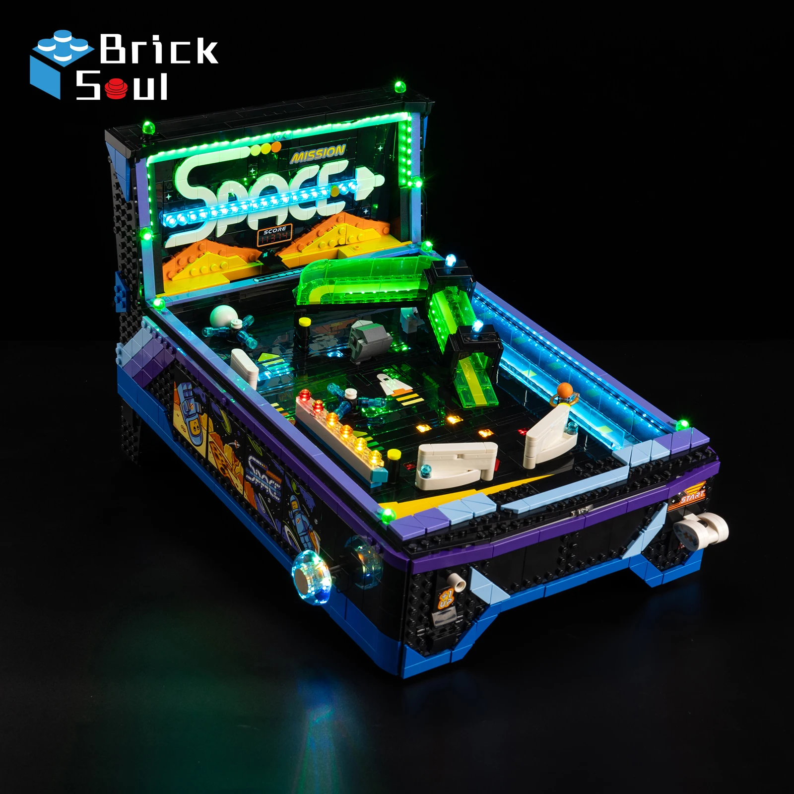 طقم إضاءة LED من BrickSoul منا - مراجعة Pinball Machine وسعره