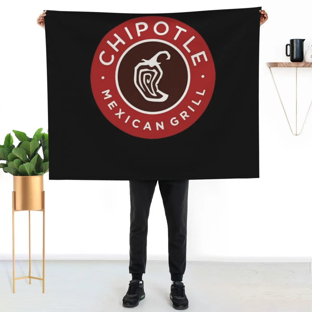 

Chipotle is My Life Pullover TShirt Throw Blanket Soft Bedroom Blanket for Night Sleeping