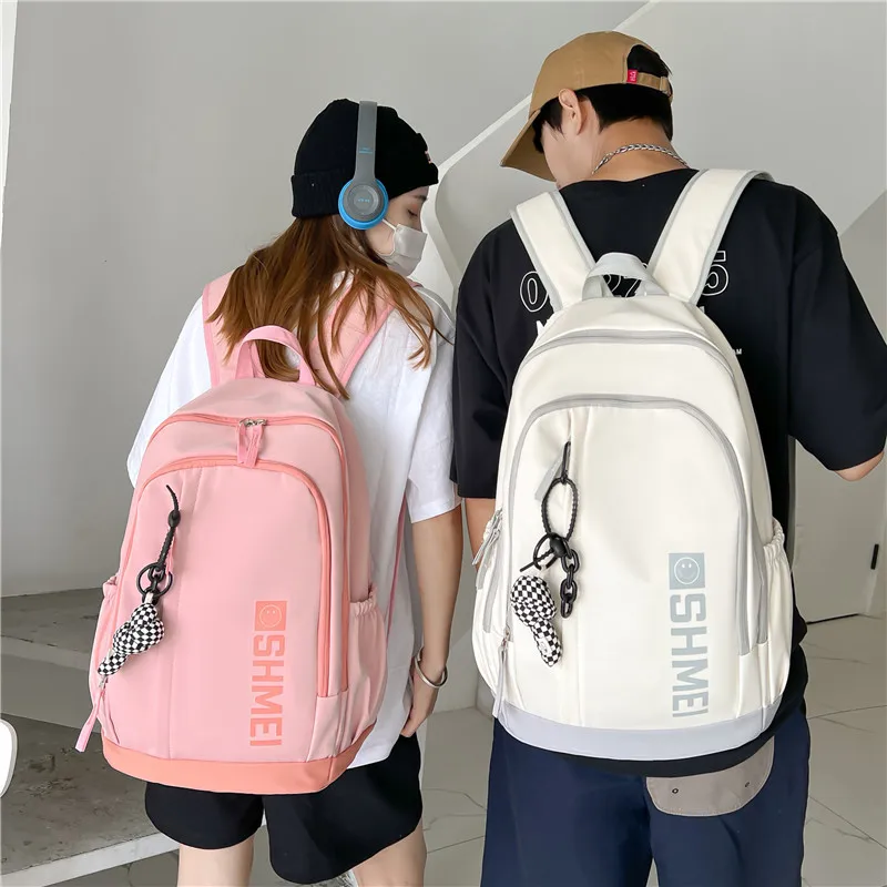 New Fashion Travel Large Capacity Nylon Backpack Girl Korean Version Packsack Teenagers Leisure School Bag Notebook Knapsack