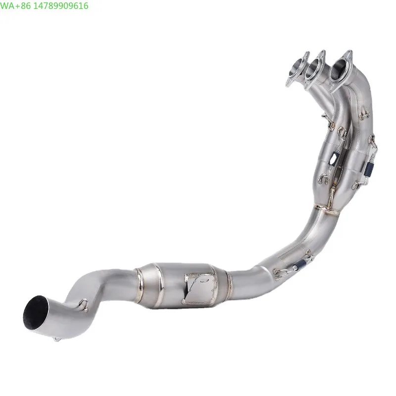 Forged Exhaust System For MotorcycleNew Yama MT-09 FZ-09 Header 2021-2023 Titanium Alloy Motorcycle Exhaust System Slip A1 Link