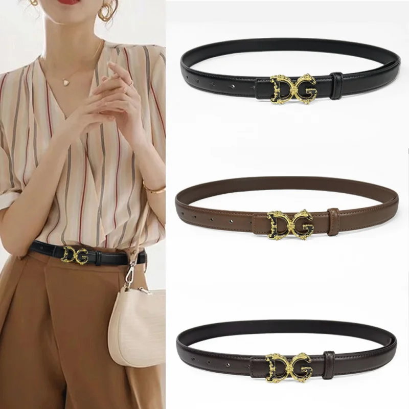 Cintura alla moda di alta qualità del designer |       Cintura classica retrò con fibbia dorata |       Cintura da donna con cintura in celebrità st
