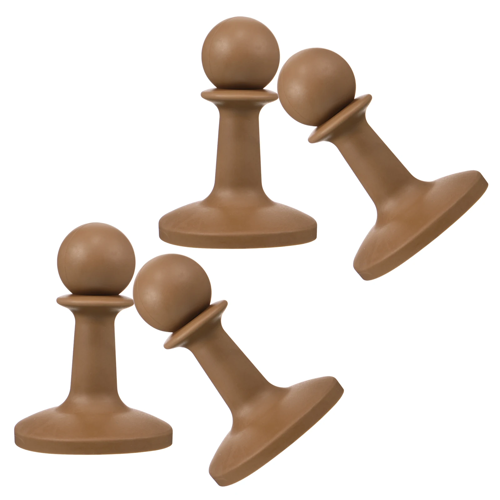 

4pcs Outdoor Canopy Tent Pole Tops Nonslip TPR Material Camping Accessories AntiSlip Chess Guard Cap Fits Metal Poles Patio Set