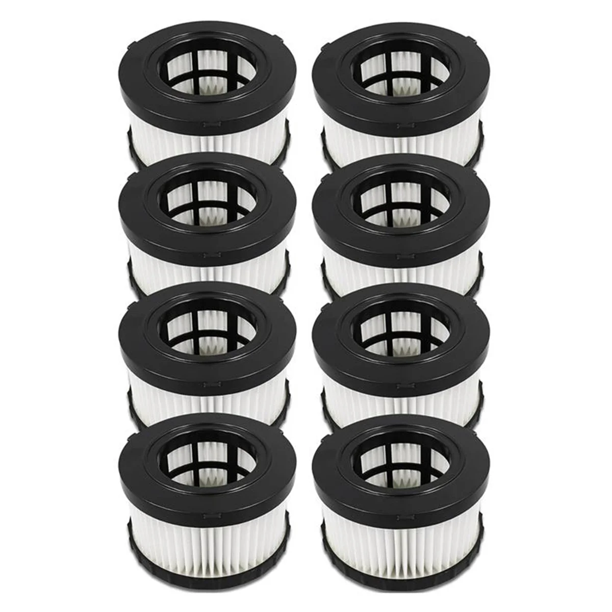 BABZ 8Pcs DC5151H Replacement HEPA Filter for Dewalt DC5151H DC515 DCV517 DCV517B Wet Dry Vacuum, Vacuum Filter