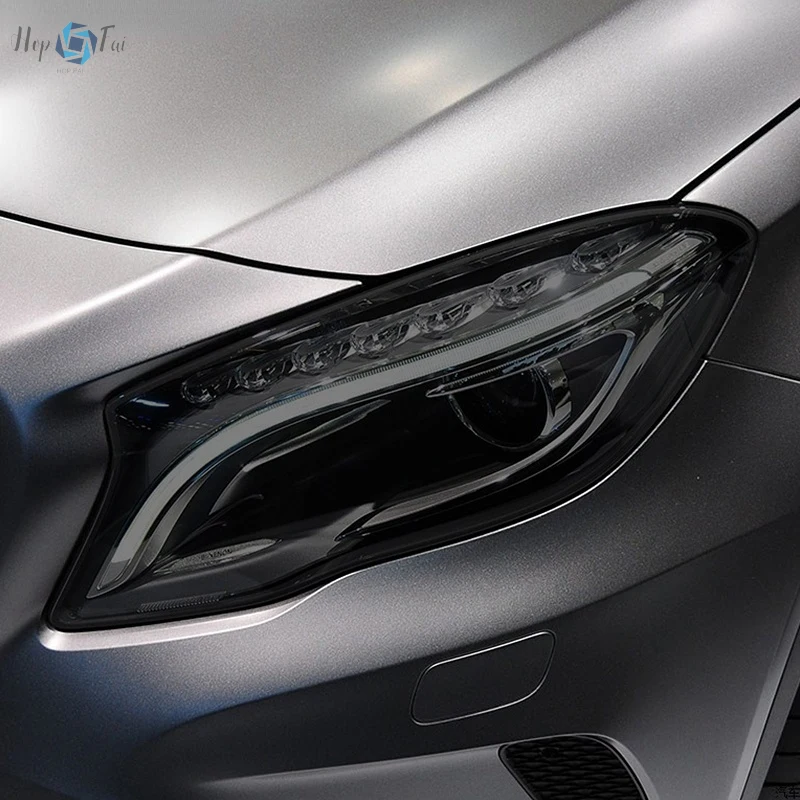 

Car Headlight Protective Film Smoked Black Tint Wrap Vinyl Transparent TPU Sticker For Mercedes Benz GLA Class X156 2013-2019