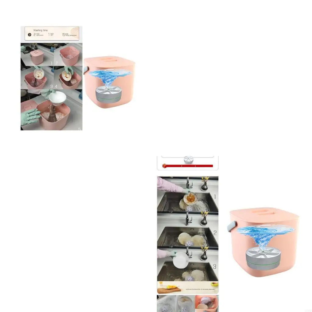 Upgraded Portable Fruit Vegetable Washing Machine Household Automatic Cleaner Wireless Fruit Safe