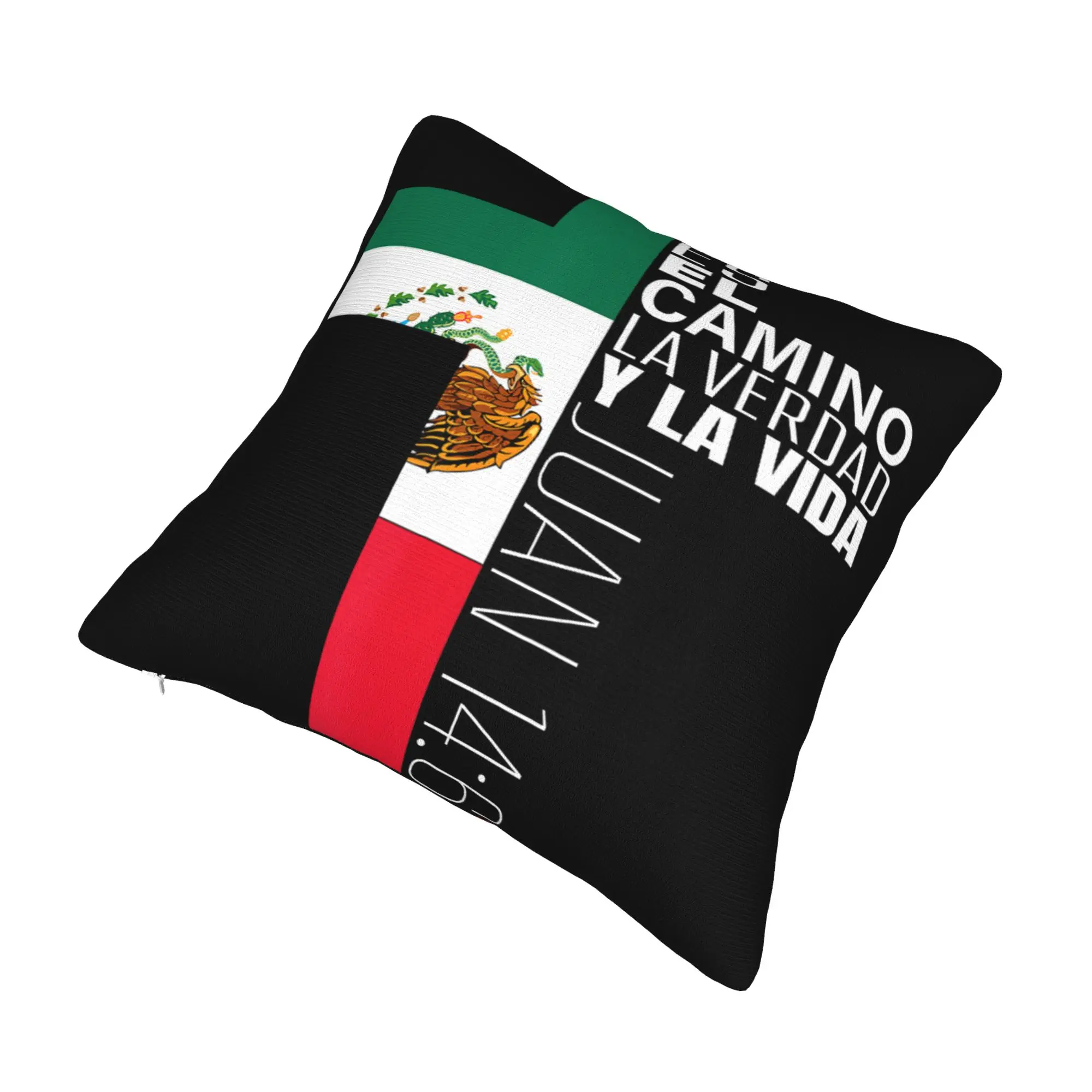 Jesus Esperanza Devida Spanish  Pillowcase Printed Cushion Cover Decorations  Throw Pillow Case Cover Home Multiple Sizes