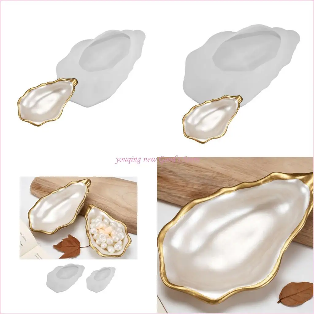 57QA Silicone Shell Casting Mold for DIY Tray and Handmade Dish Use