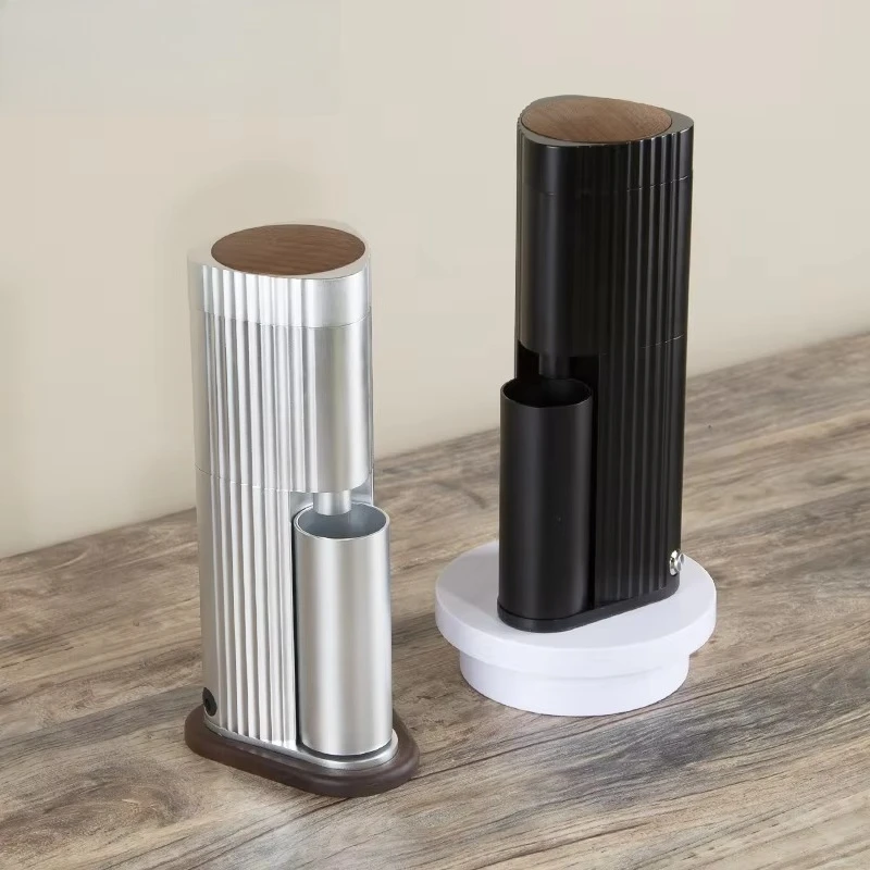 Electric Portable Coffee Grinder One-Click Coffee Maker Cafe Stainless Steel Burr