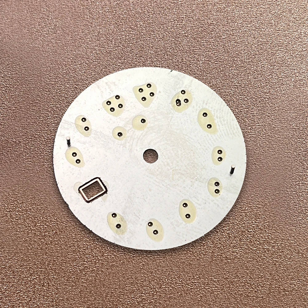 Quadrante arabo con logo S da 30,5 mm adatto per NH35/NH36/4R/7S movimento quadrante a strisce accessori per la modifica dell'orologio