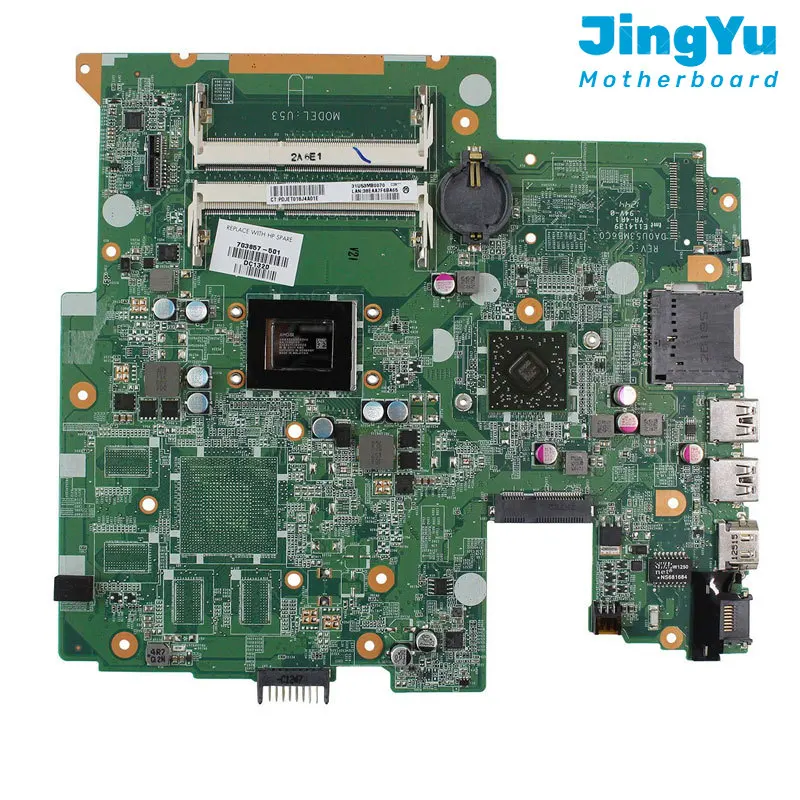 

For PAVILION HP 14-B 14Z-B Laptop Motherboard DA0U53MB6C0 REV C Mainboard DDR3 with A4-4355M UMA