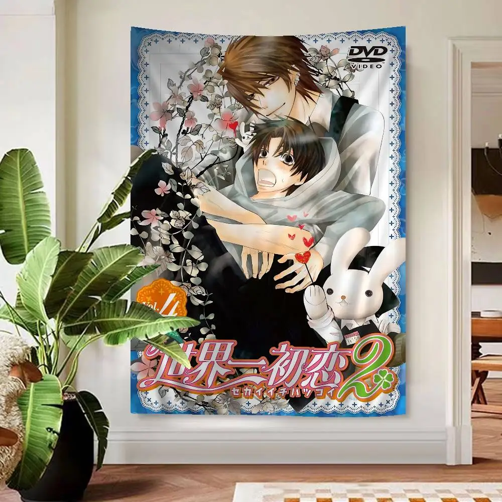 Anime J-Junjou R-Romantica Tapestry Art Printing Japanese Wall Tapestry Anime Wall Hanging Home Decor