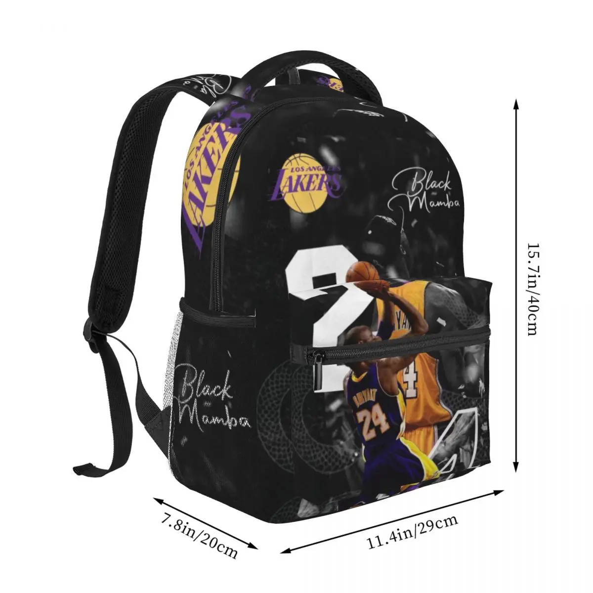 Kobe-bryant neue Mode hohe Kapazität wasserdichten College-Rucksack trend ige Laptop-Reisebuch Tasche 17 Zoll