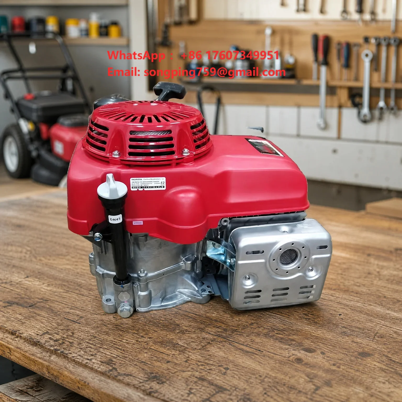 Blade Power 7HP Single Cylinder Vertical Shaft Air Cooled Kick Start Engine GXV390 OHV 390CC Euro 5 for Lawn Mower Use