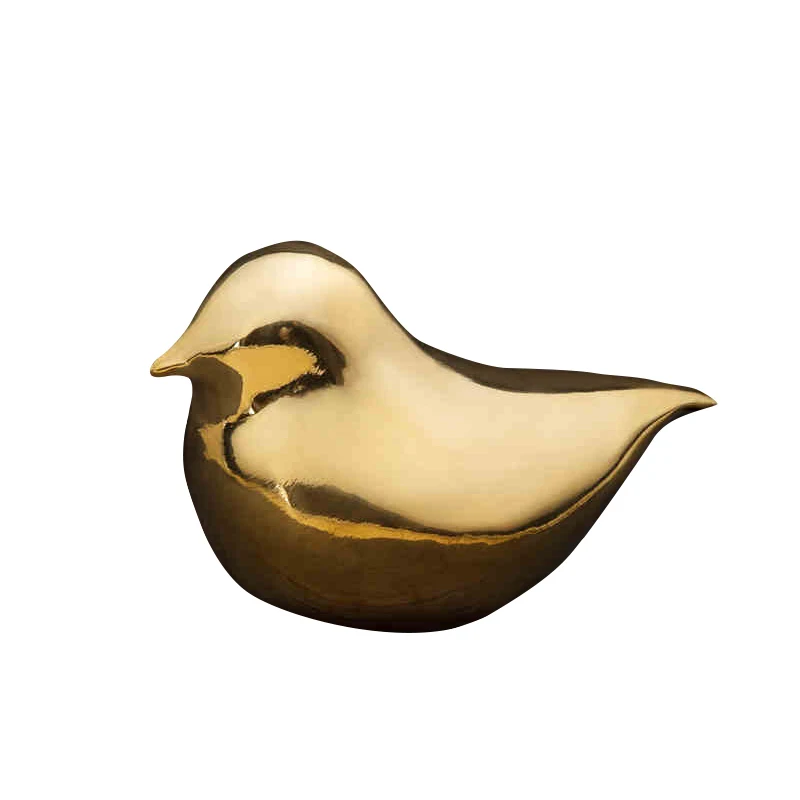 

WPA-209 home decoration small size cast copper metal lovely animal bird statue sculpture animal