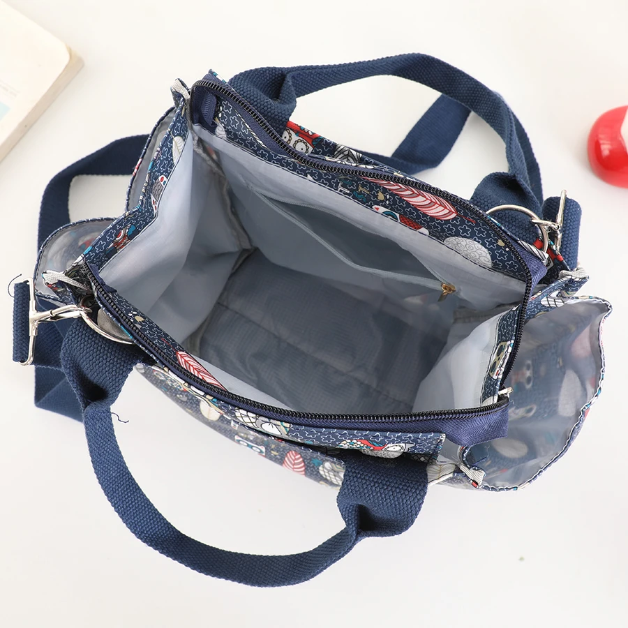 New work lunch box bag insulation lunch bag hand carry mommy bag waterproof student lunch box bag