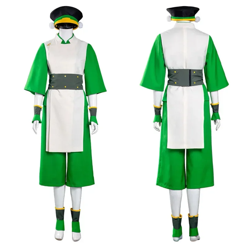 

Avatar: The Last Airbender Toph bengfang Cosplay Costume Vest Pants Outfits Halloween Carnival Suit