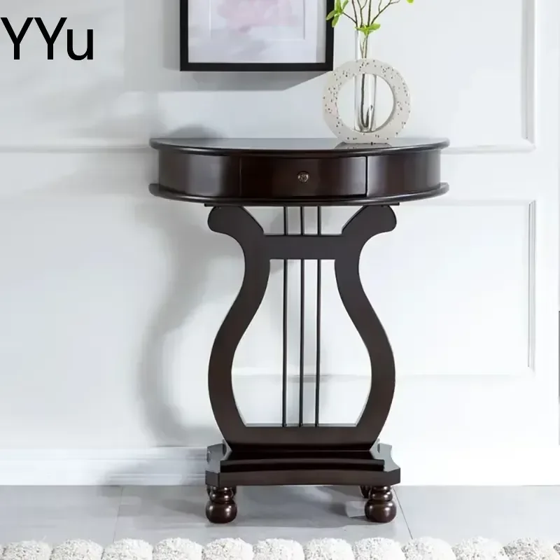 for Modern Nordic Corner Table Luxury Console Side End Tables for Living Room Home Furniture Decor Unique Design Quality Wood