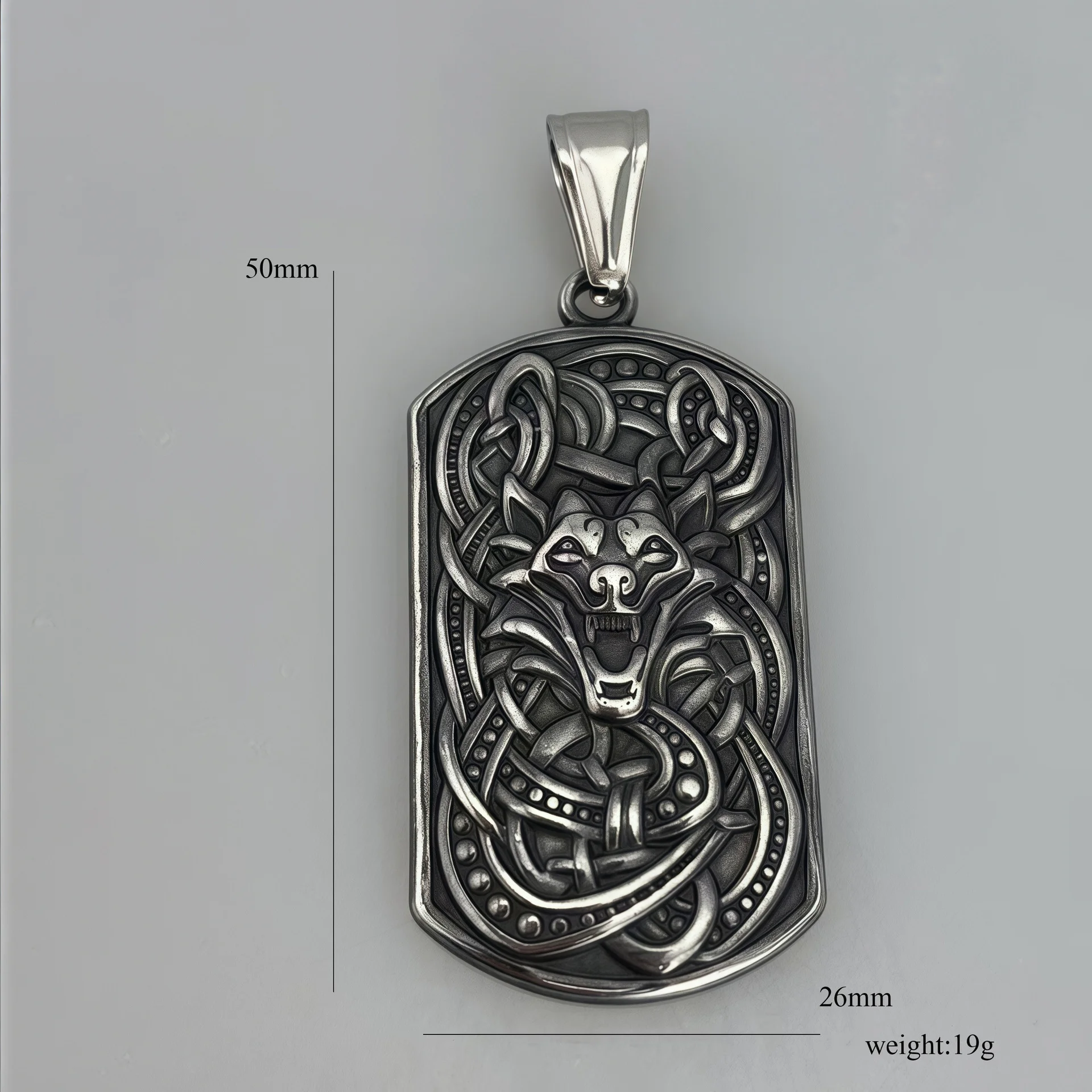 Collar con Colgante de Placa d - Mens Dog Tag Necklace reseña y precio